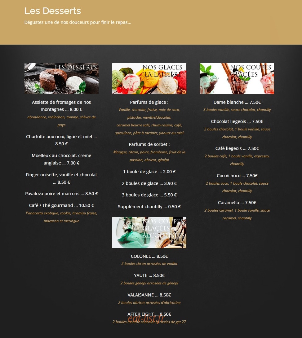 Tibetan Café — carte page 6