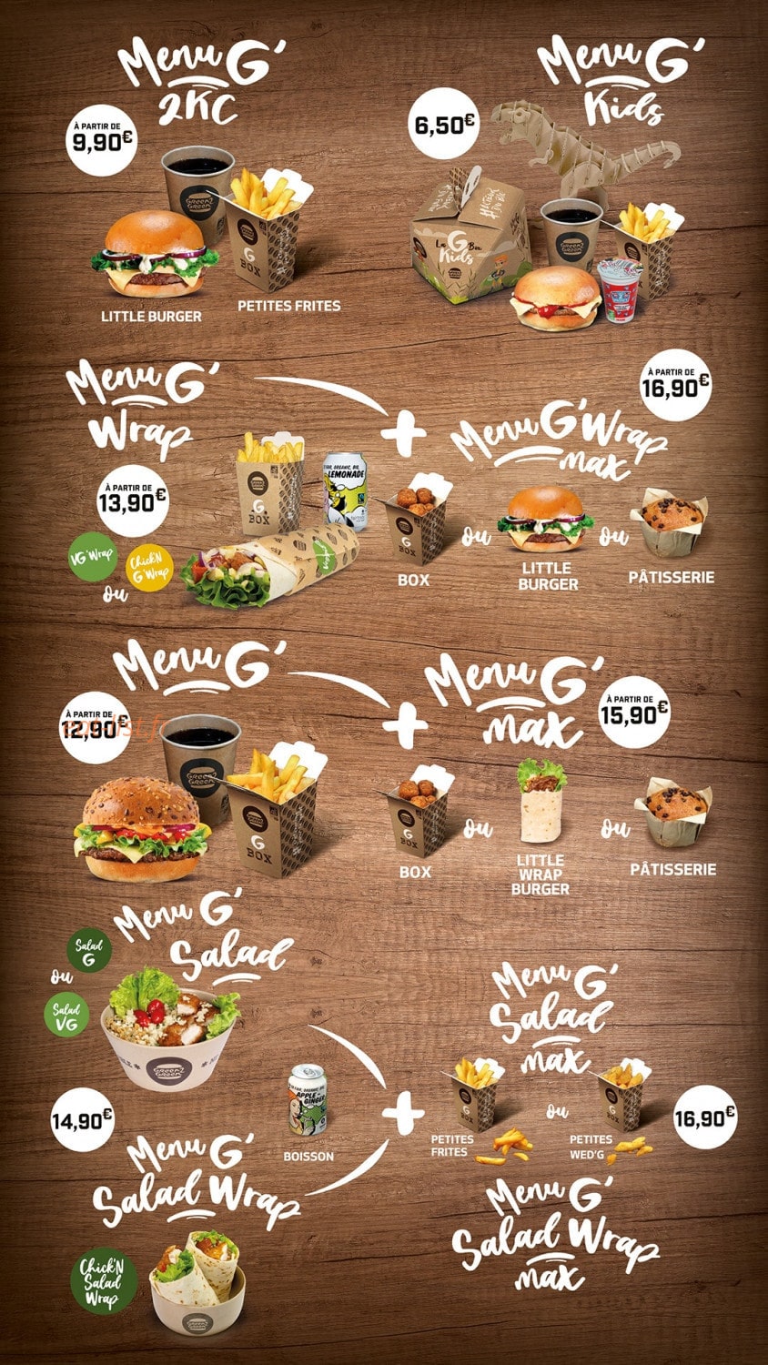 Green 2 Green — carte page 1