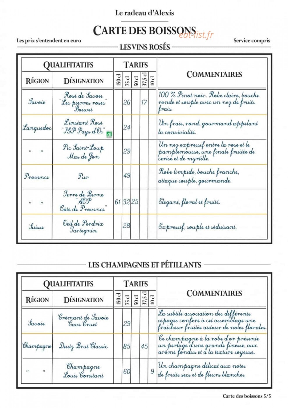 Le Radeau d'Alexis — carte page 11