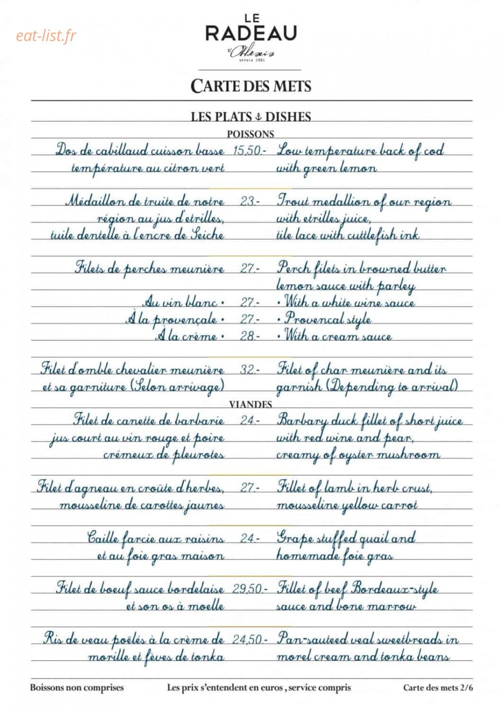 Le Radeau d'Alexis — carte page 2
