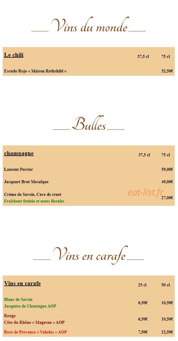 Le Saint Nicolas — carte page 12