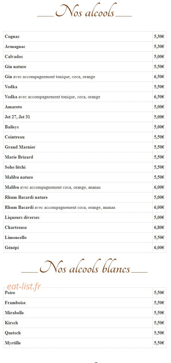 Le Saint Nicolas — carte page 7