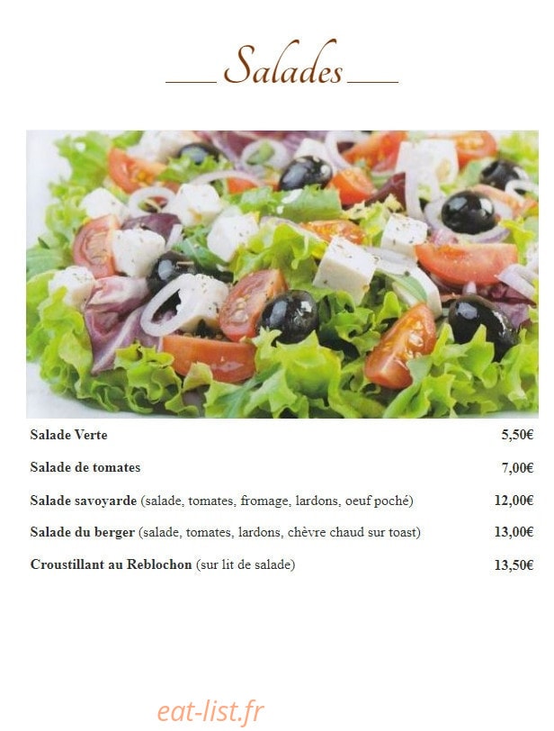 Le Saint Nicolas — carte page 2