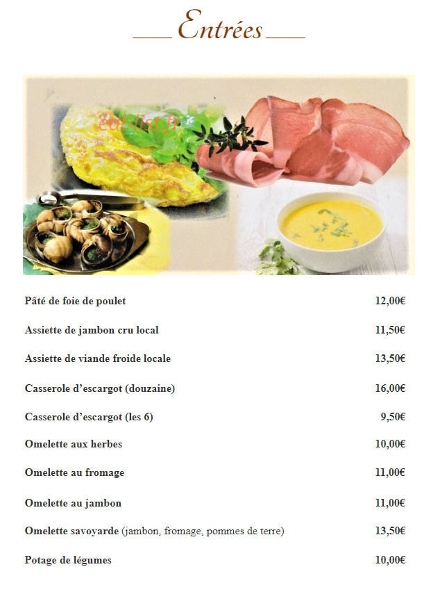 Le Saint Nicolas — carte page 1