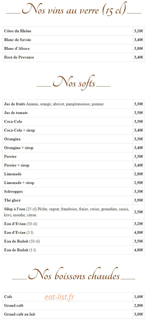 Le Saint Nicolas — carte page 9