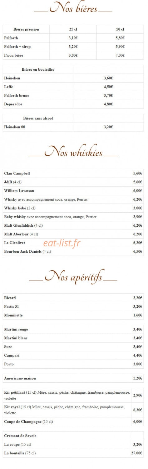 Le Saint Nicolas — carte page 8