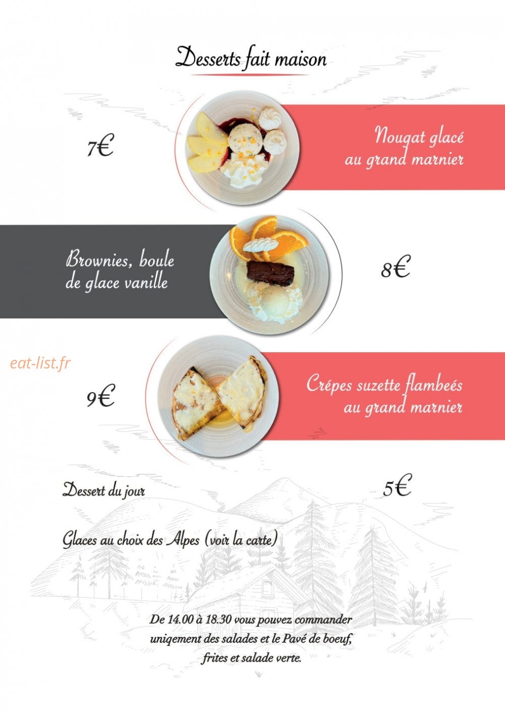 Chez Mano — carte page 4