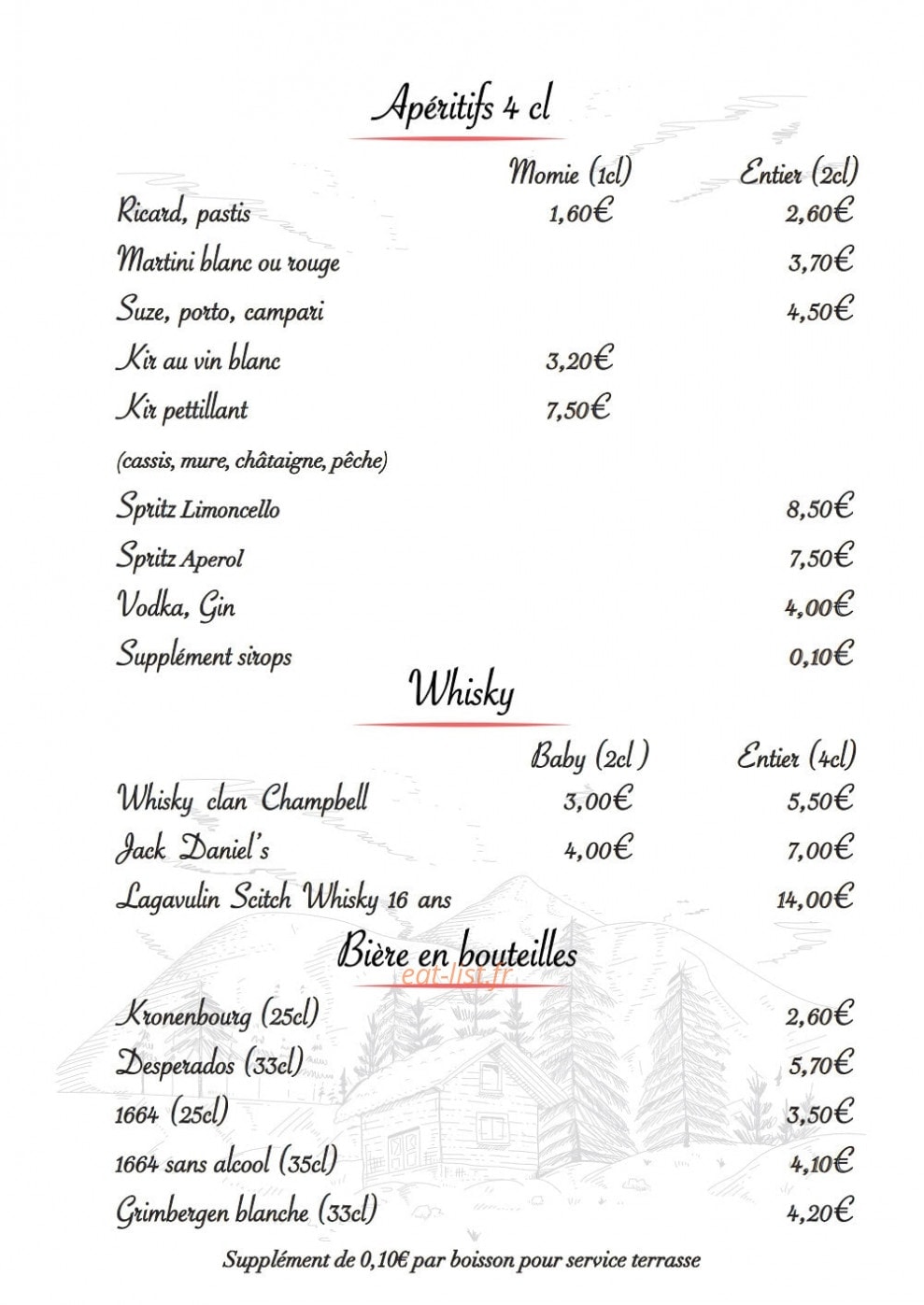 Chez Mano — carte page 5