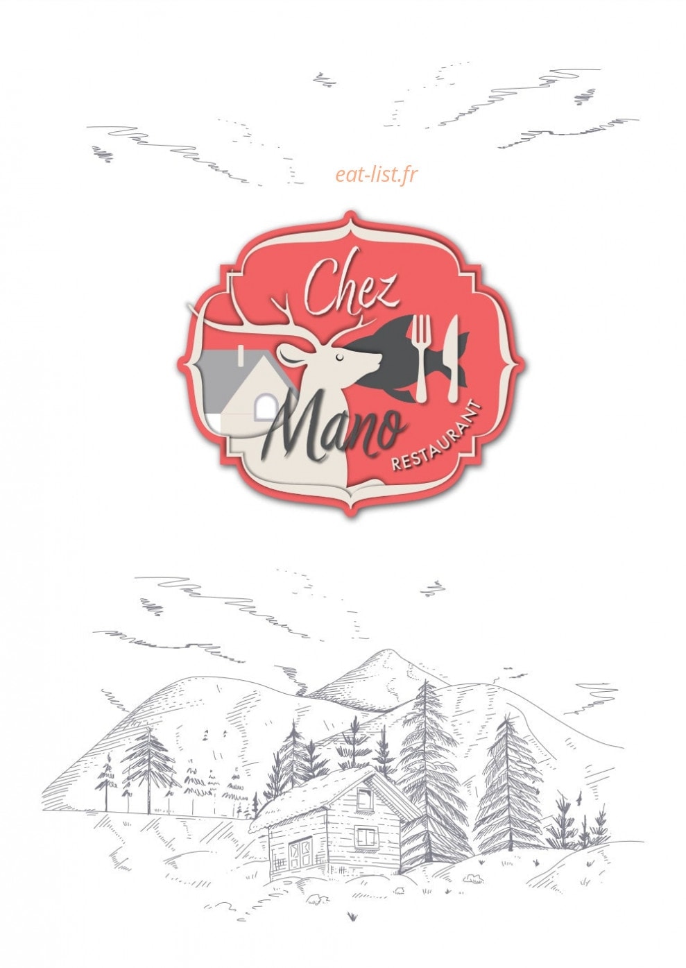 Chez Mano — carte page 1