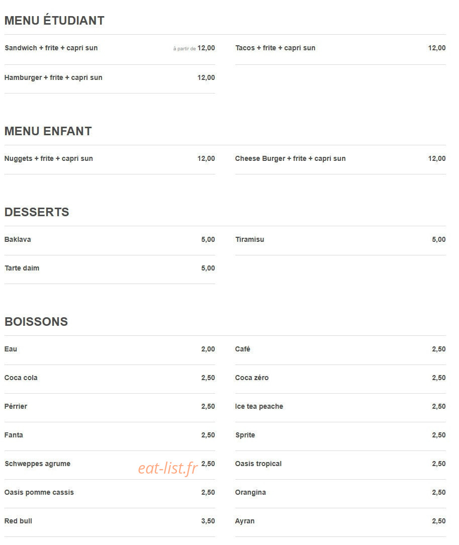 Star kebab — carte page 3
