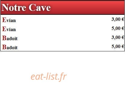 Alb Hôtel — carte page 8