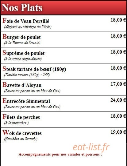 Alb Hôtel — carte page 4