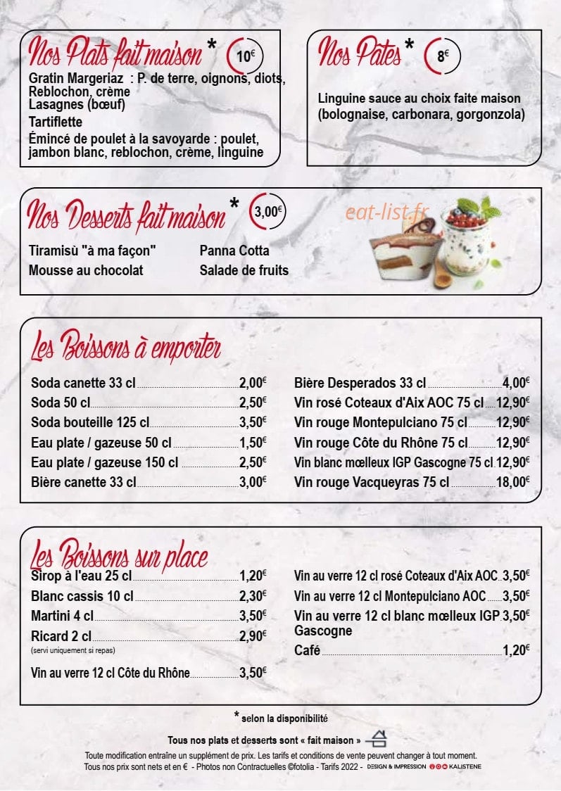 Pizza Pepone — carte page 3