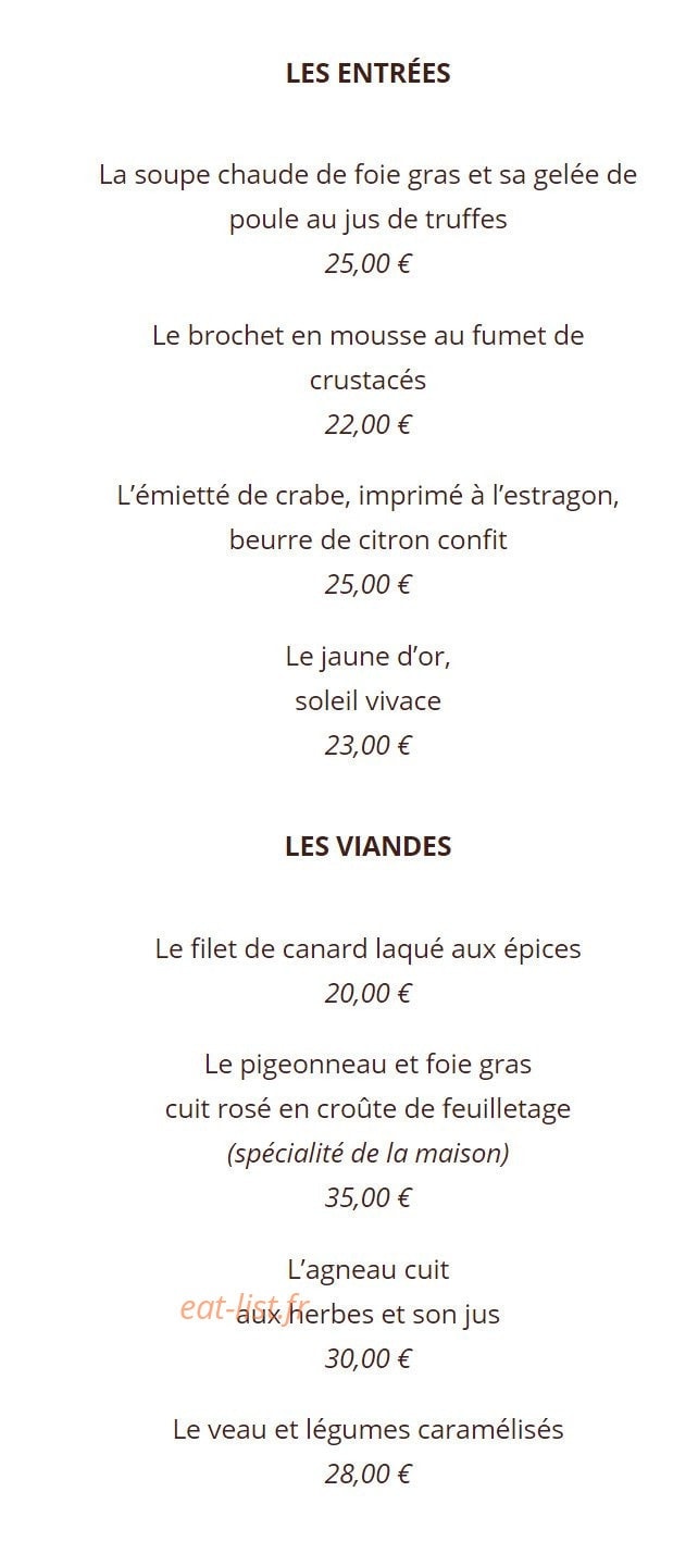 L'auberge de Groisy — carte page 1