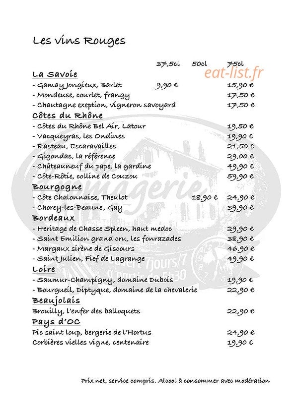 La Fromagerie — carte page 6