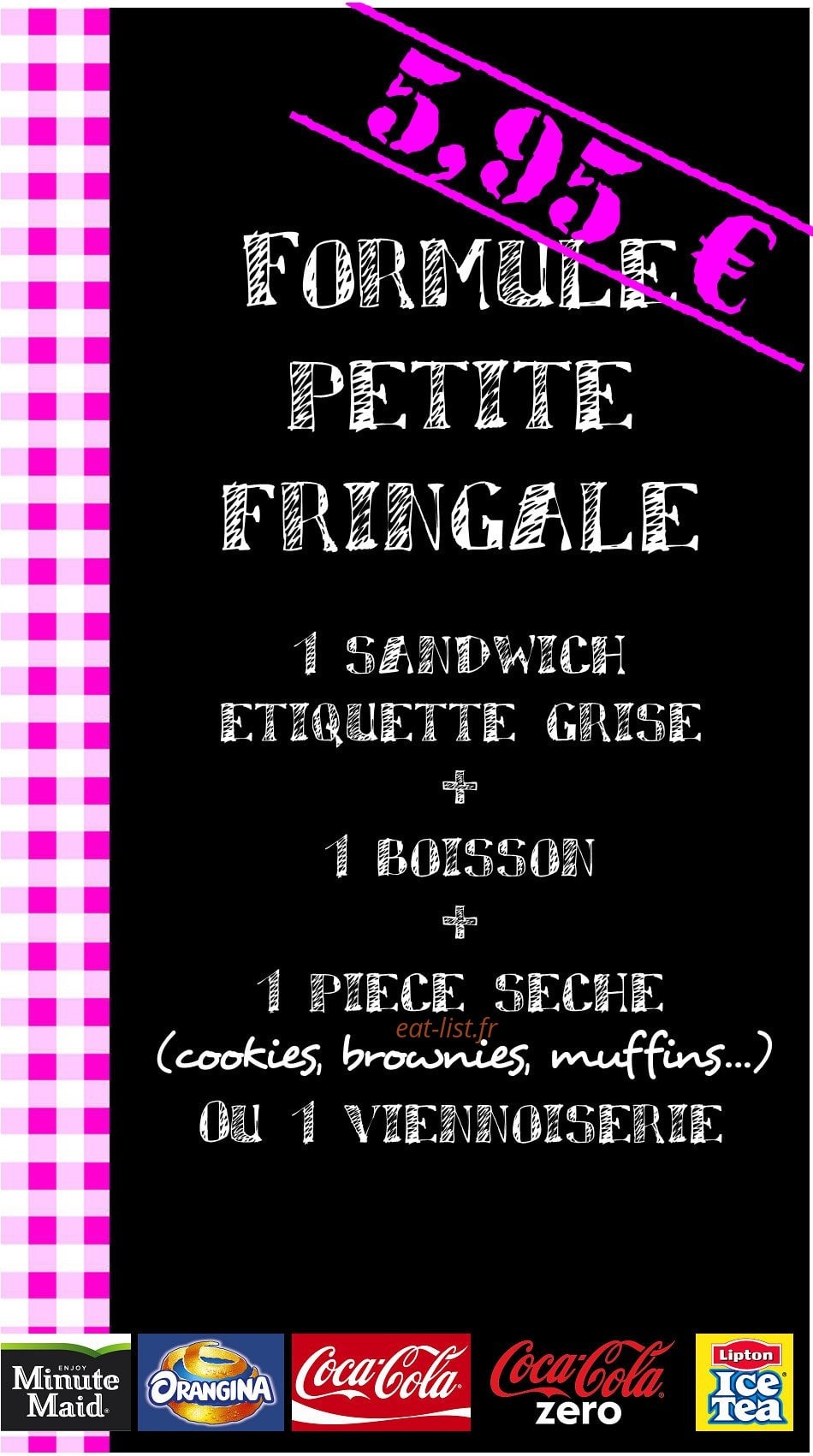 Comme à la Maison — carte page 1
