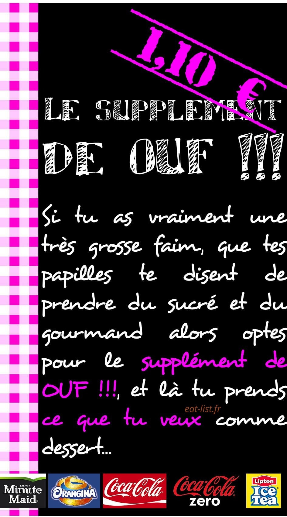 Comme à la Maison — carte page 6
