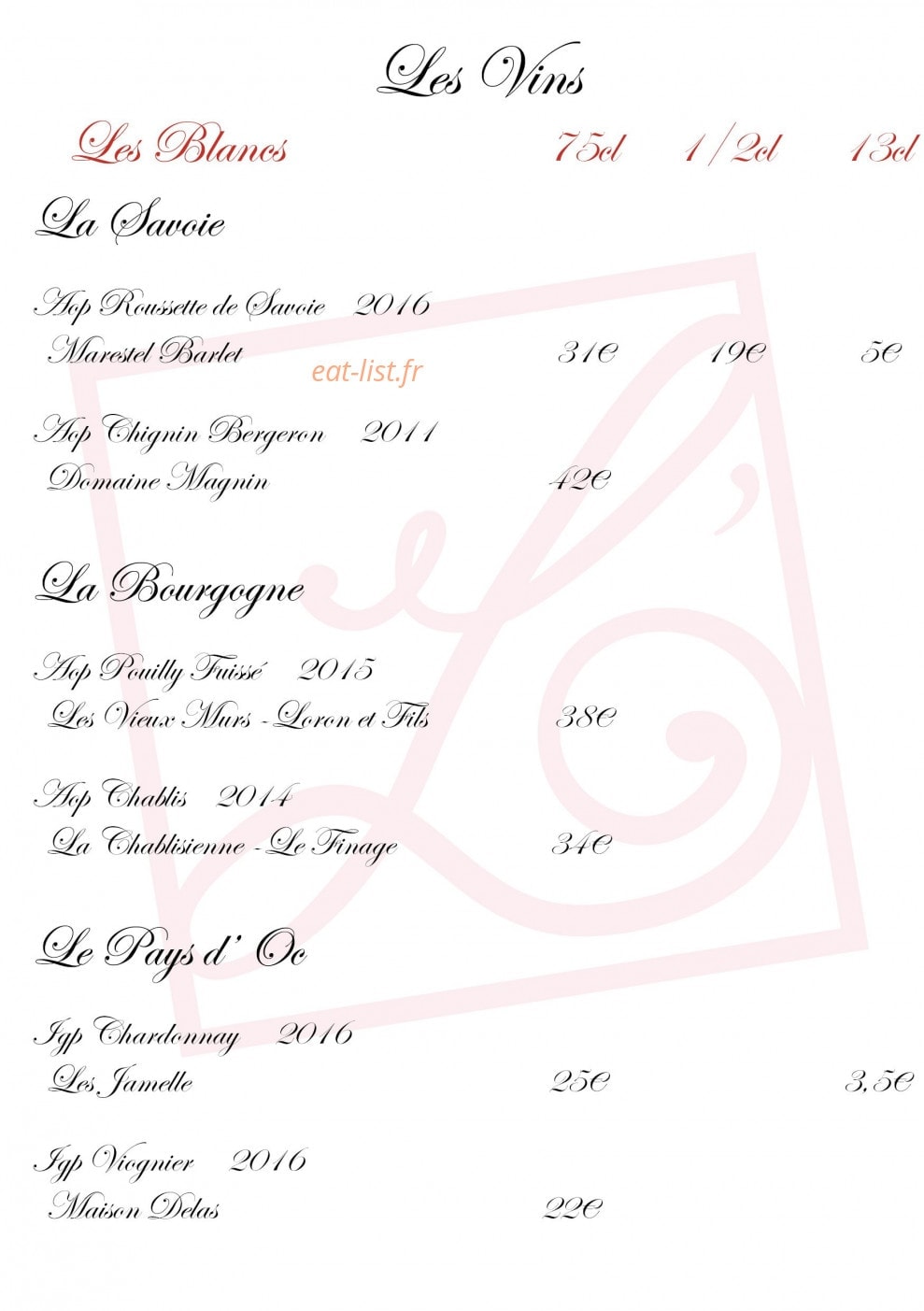 L'instant — carte page 6
