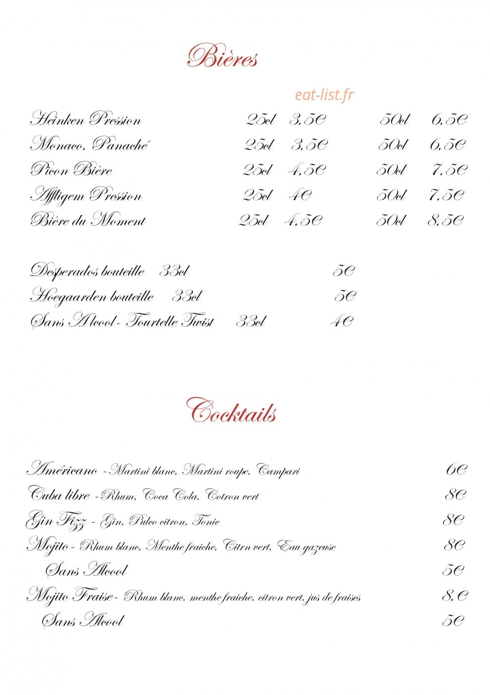 L'instant — carte page 5