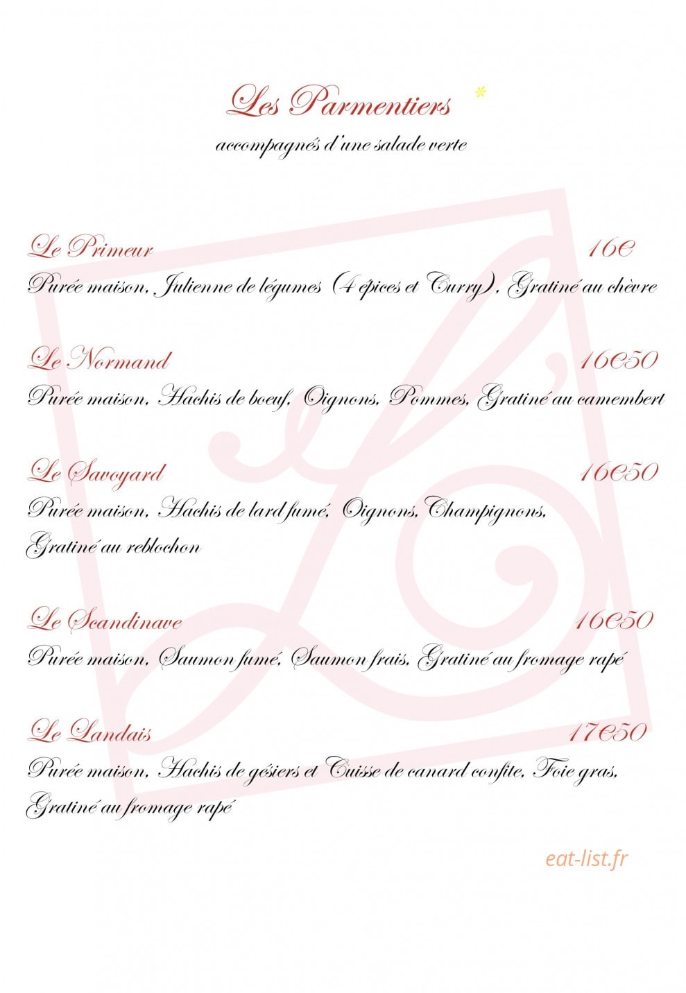 L'instant — carte page 3