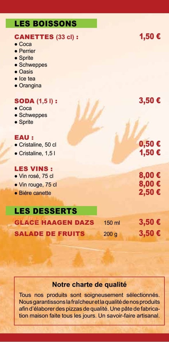 Pizza Du Semnoz — carte page 6