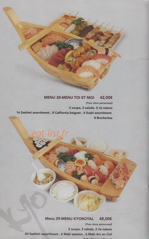 Sushi Kyo — carte page 11