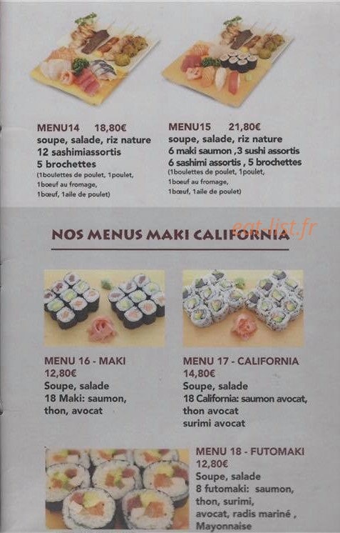 Sushi Kyo — carte page 8