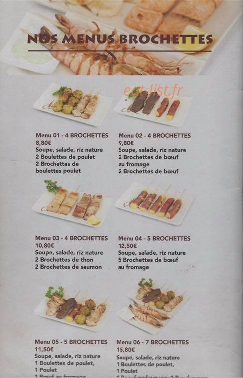 Sushi Kyo — carte page 5