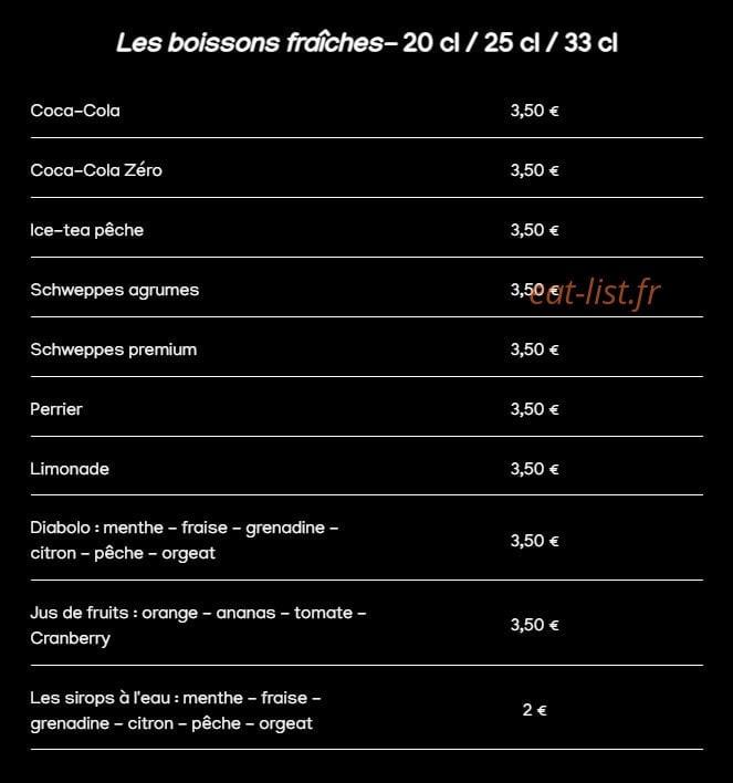 L'Efferves'Sens — carte page 27