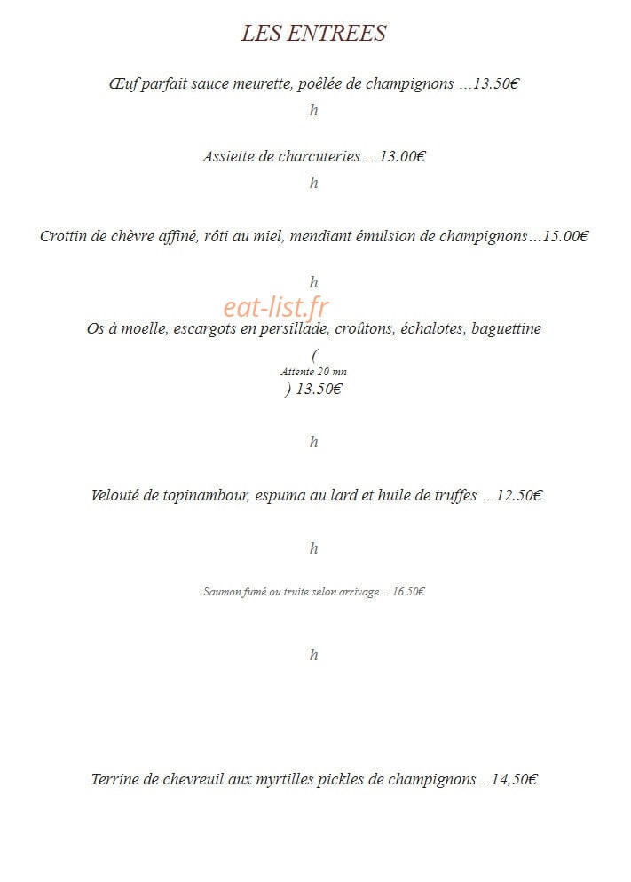 La Grange de Domancy — carte page 1