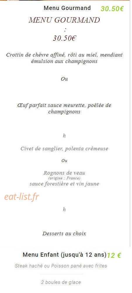 La Grange de Domancy — carte page 10