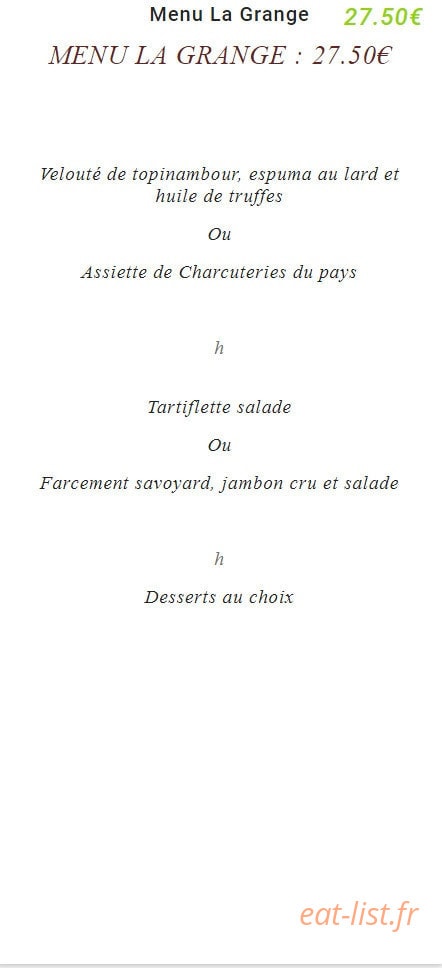 La Grange de Domancy — carte page 8