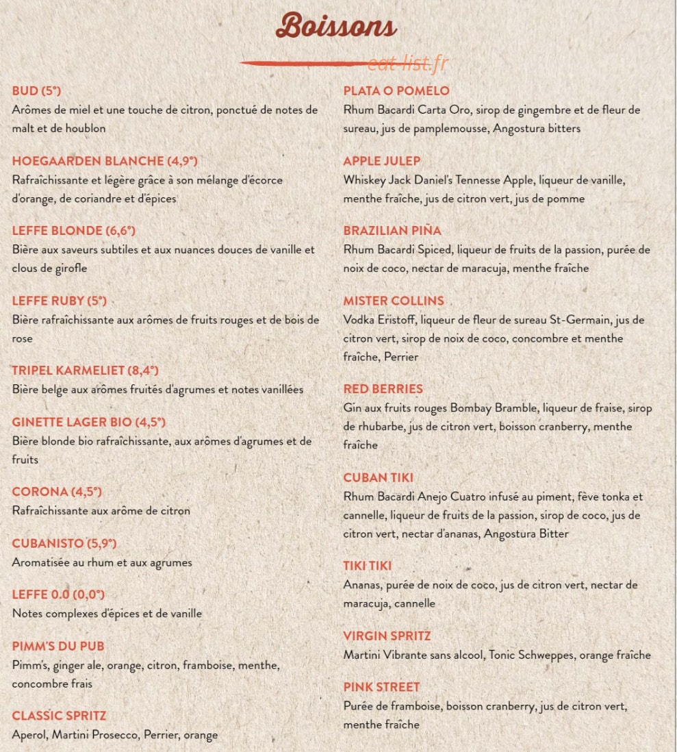 Au Bureau — carte page 8