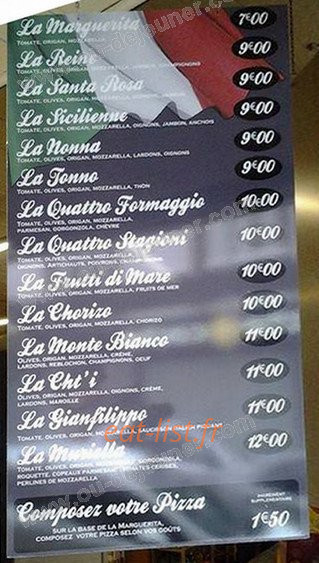 Chez l'Italien — carte page 1