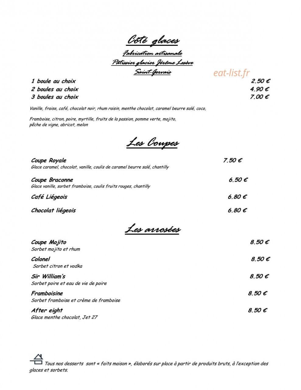 La Braconne — carte page 8