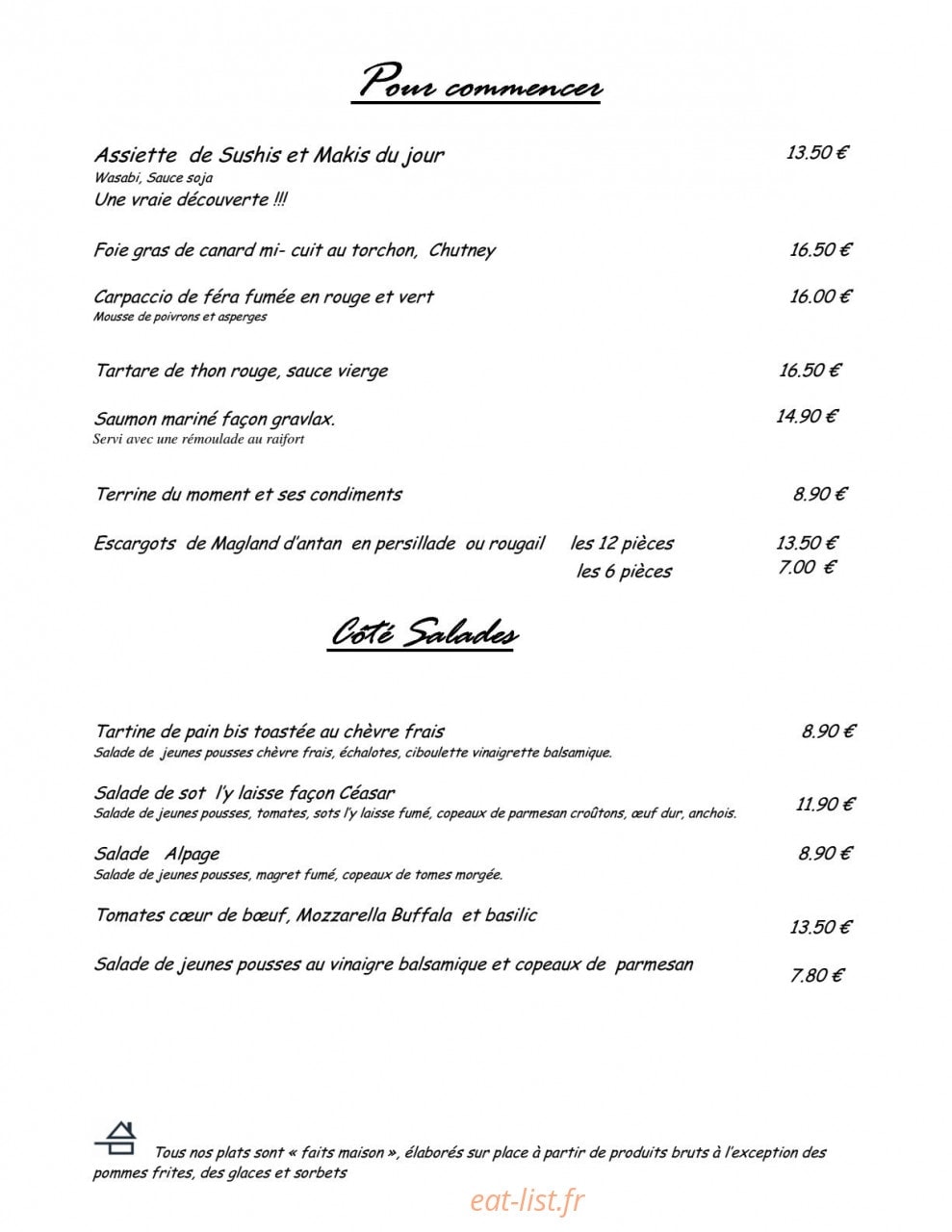 La Braconne — carte page 1