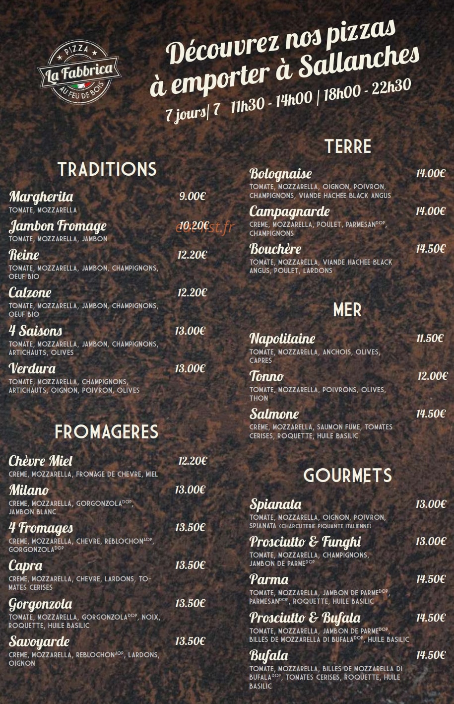 La Fabbrica — carte page 1