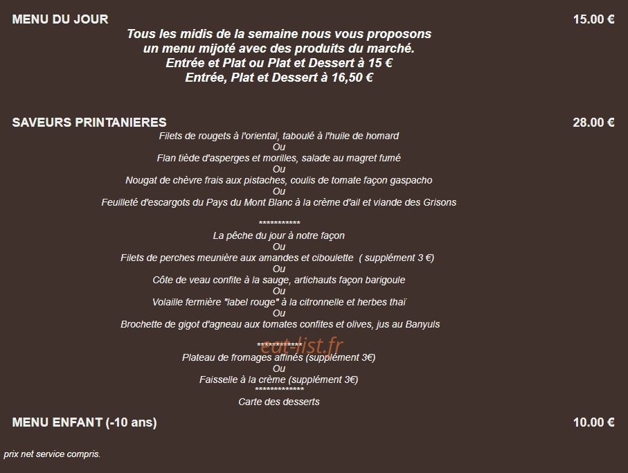 la mangeoire — carte page 1