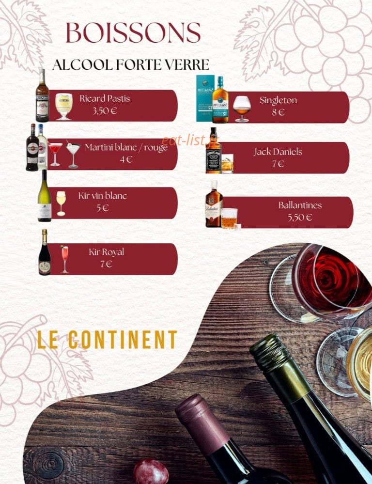 Le continent — carte page 4
