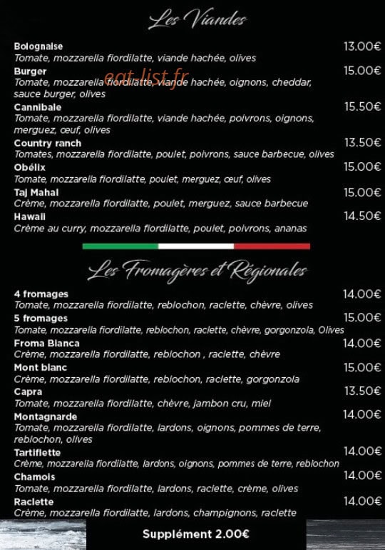 Pizza Storia 1889 — carte page 3