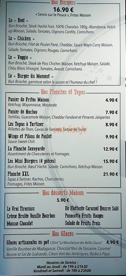 La Fabrique — carte page 1