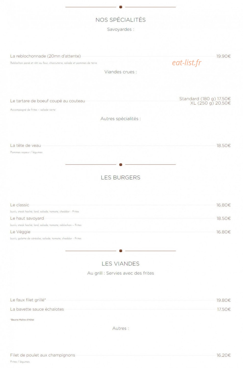 La Marmite — carte page 3
