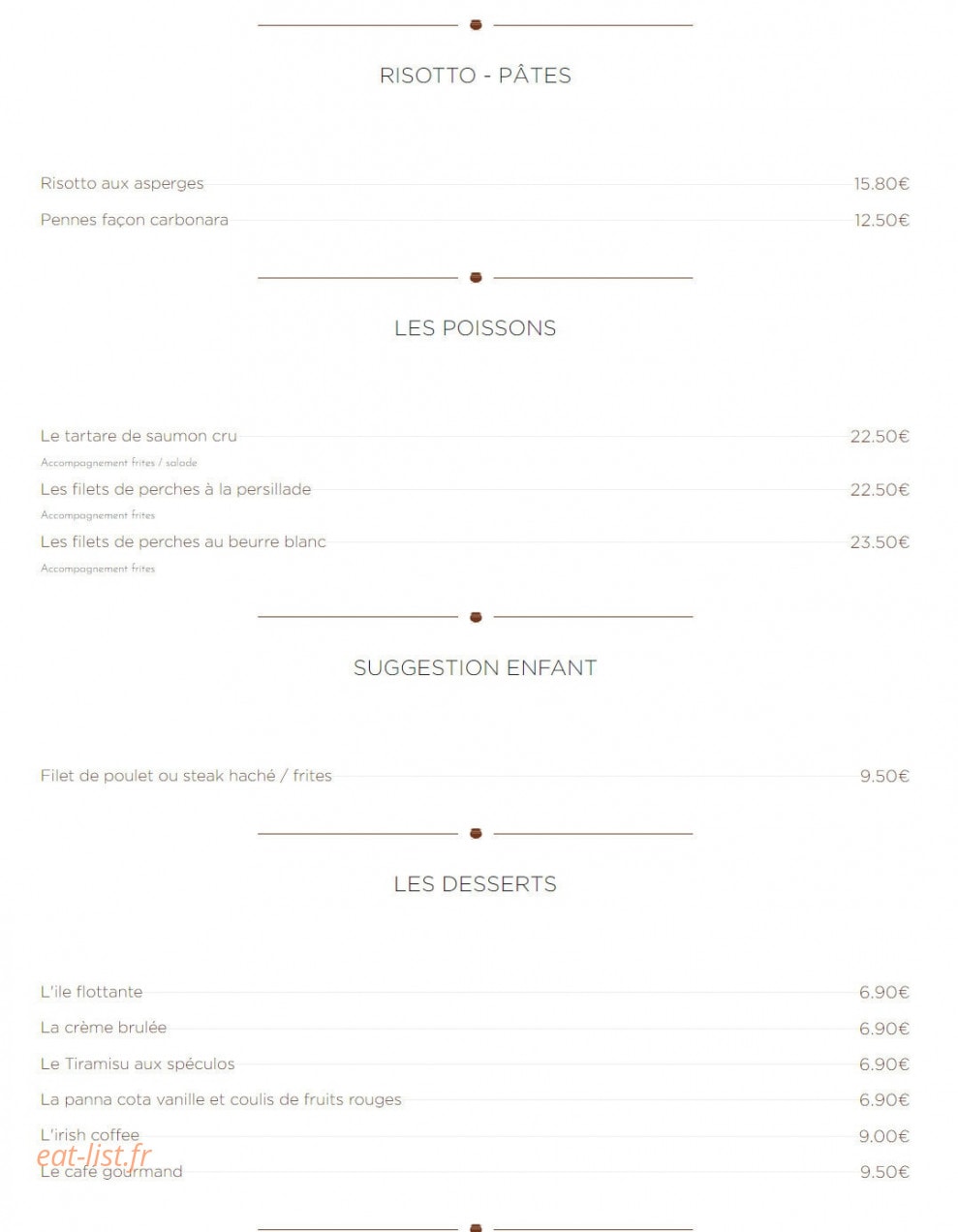 La Marmite — carte page 4