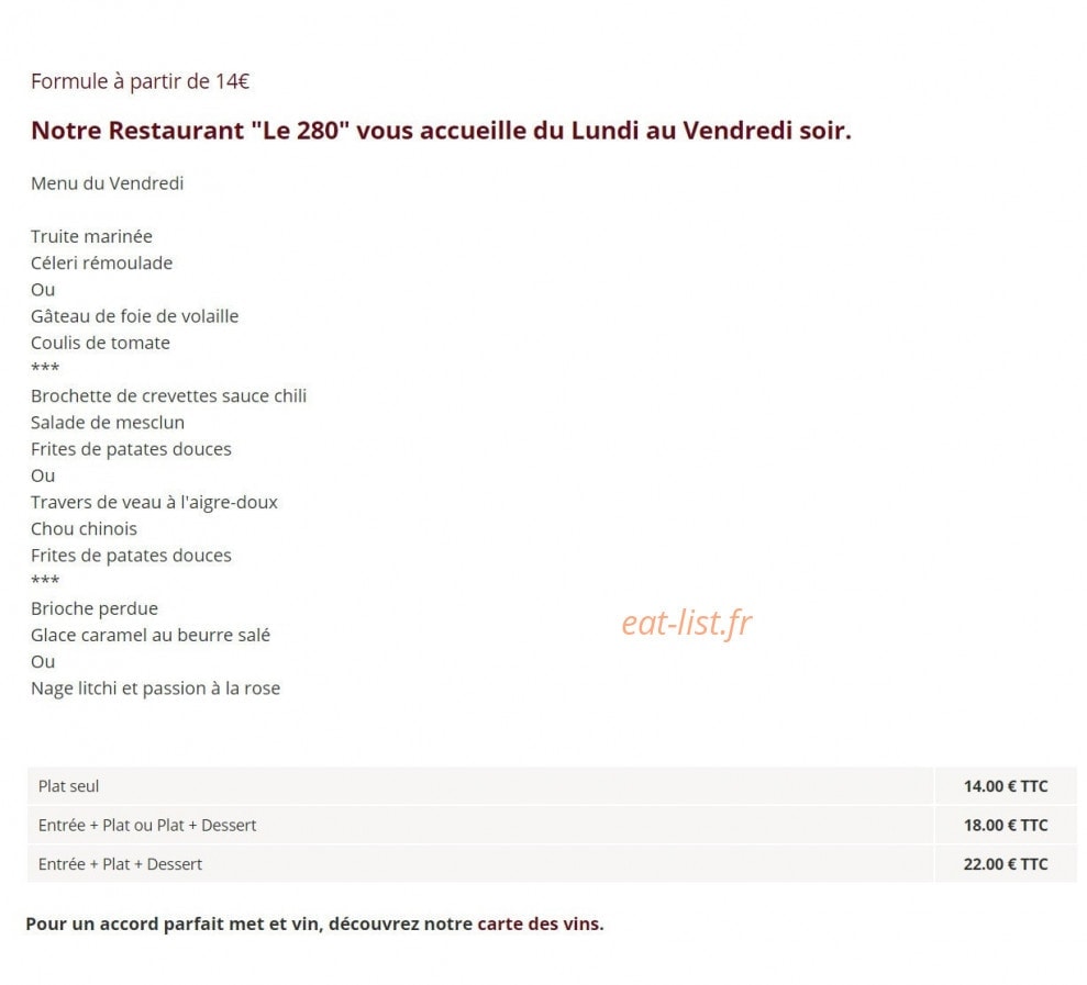 Le 280 — carte page 1