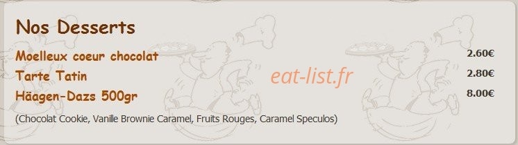 Bella Pizza — carte page 10