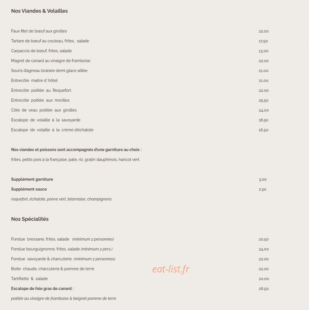Le Colibri — carte page 3