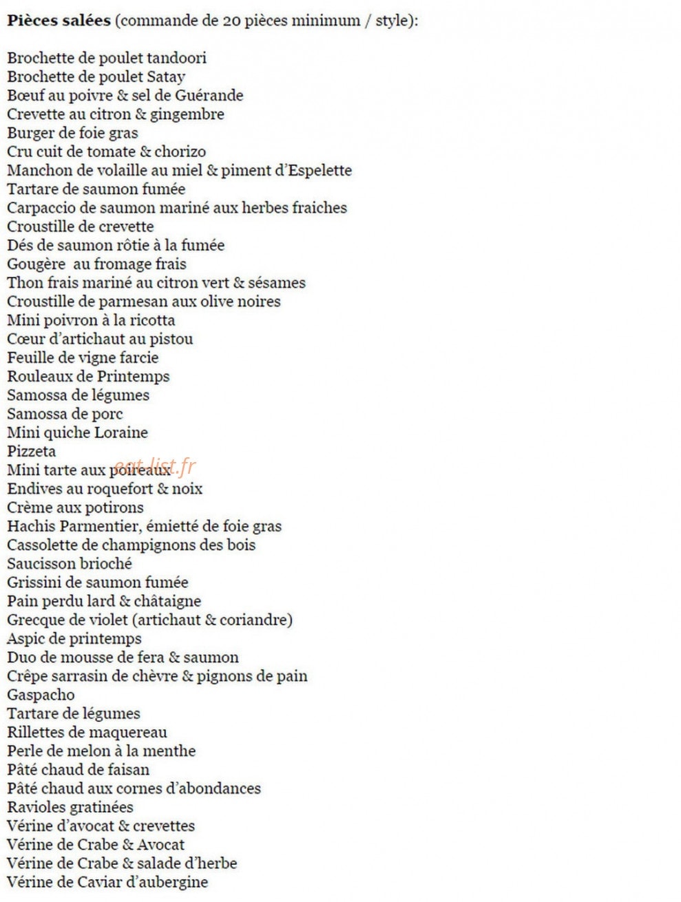 Les Terrasses — carte page 14