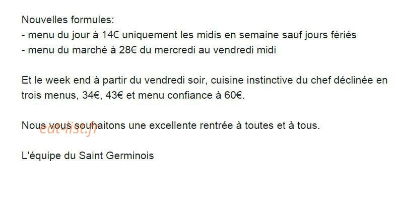 Le Saint Germinois — carte page 2