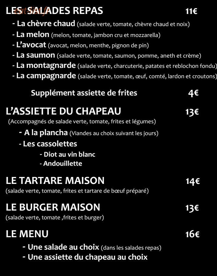 Le chapeau de paille — carte page 2