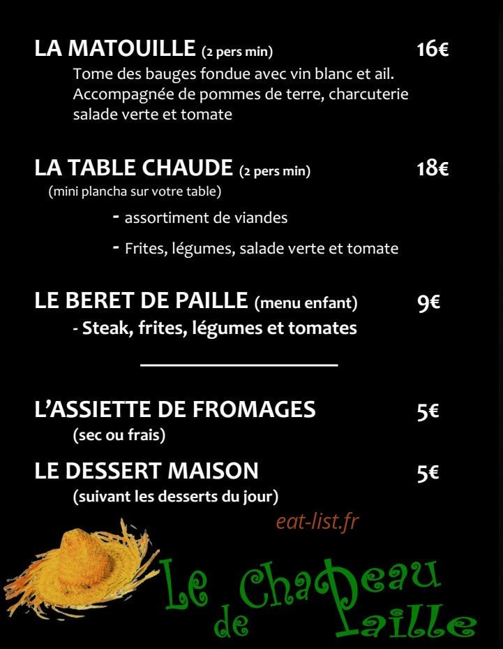 Le chapeau de paille — carte page 3